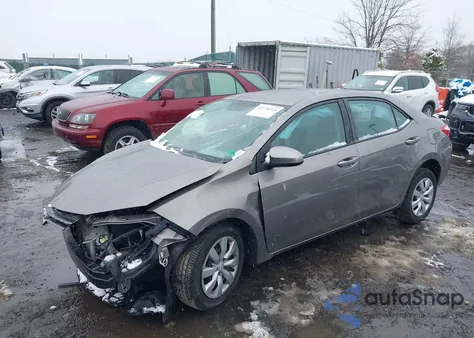 2016 Toyota Corolla Le from USA, damaged, VIN 2T1BURHEXGC549898